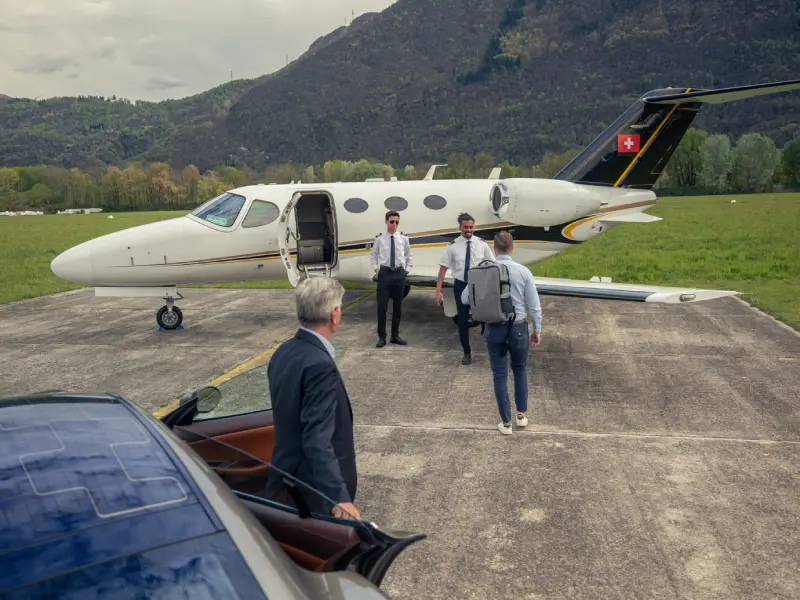 Privatflug über die deutschen Inseln