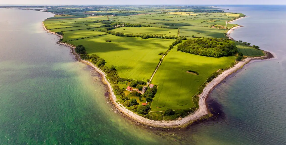 Ostsee-Küste von oben