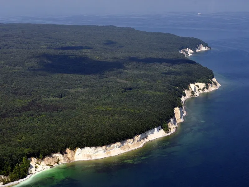 Flugroute über Rügen