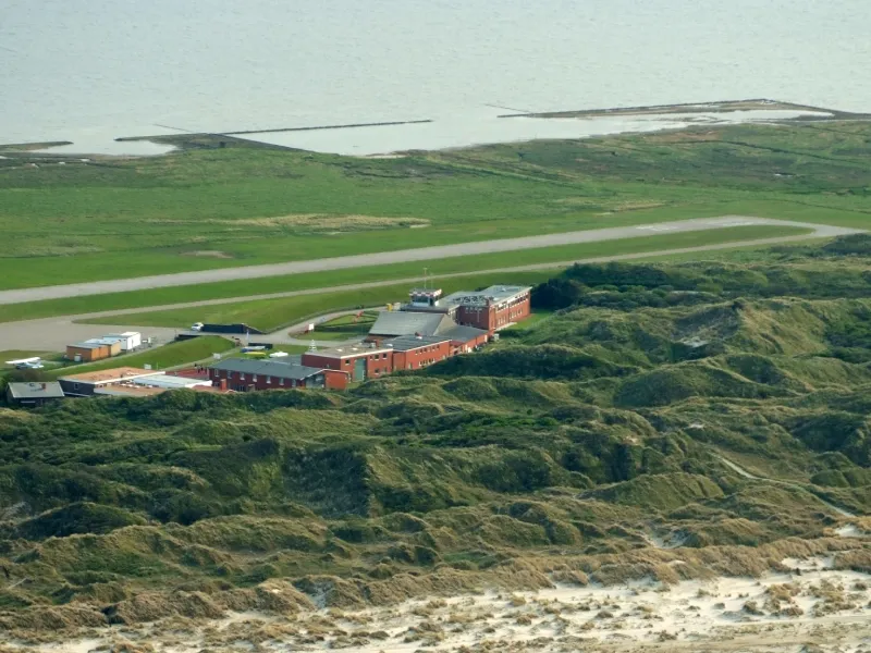 Flugroute über Norderney