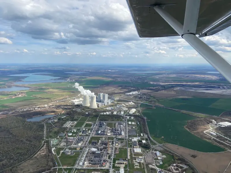 Rundflug über deutsche Landschaften